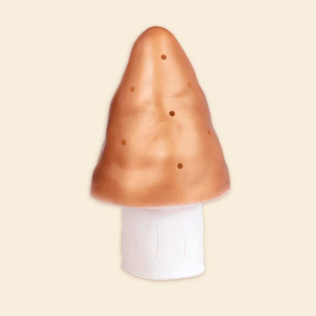 Petite lampe champignon, cuivre