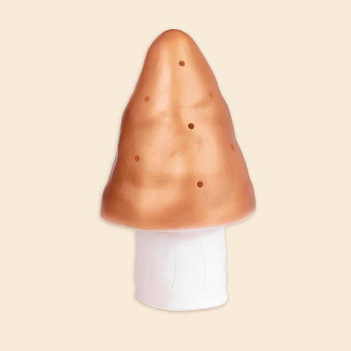Petite lampe champignon, cuivre