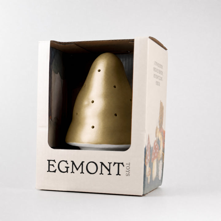 Mushroom lamp in its gift box