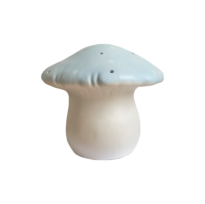 LAMP LARGE MUSHROOM BLUE
