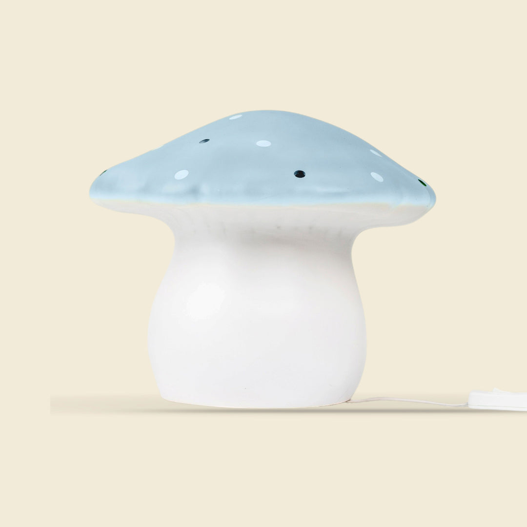 Large Mushroom Night Lamp, Blue