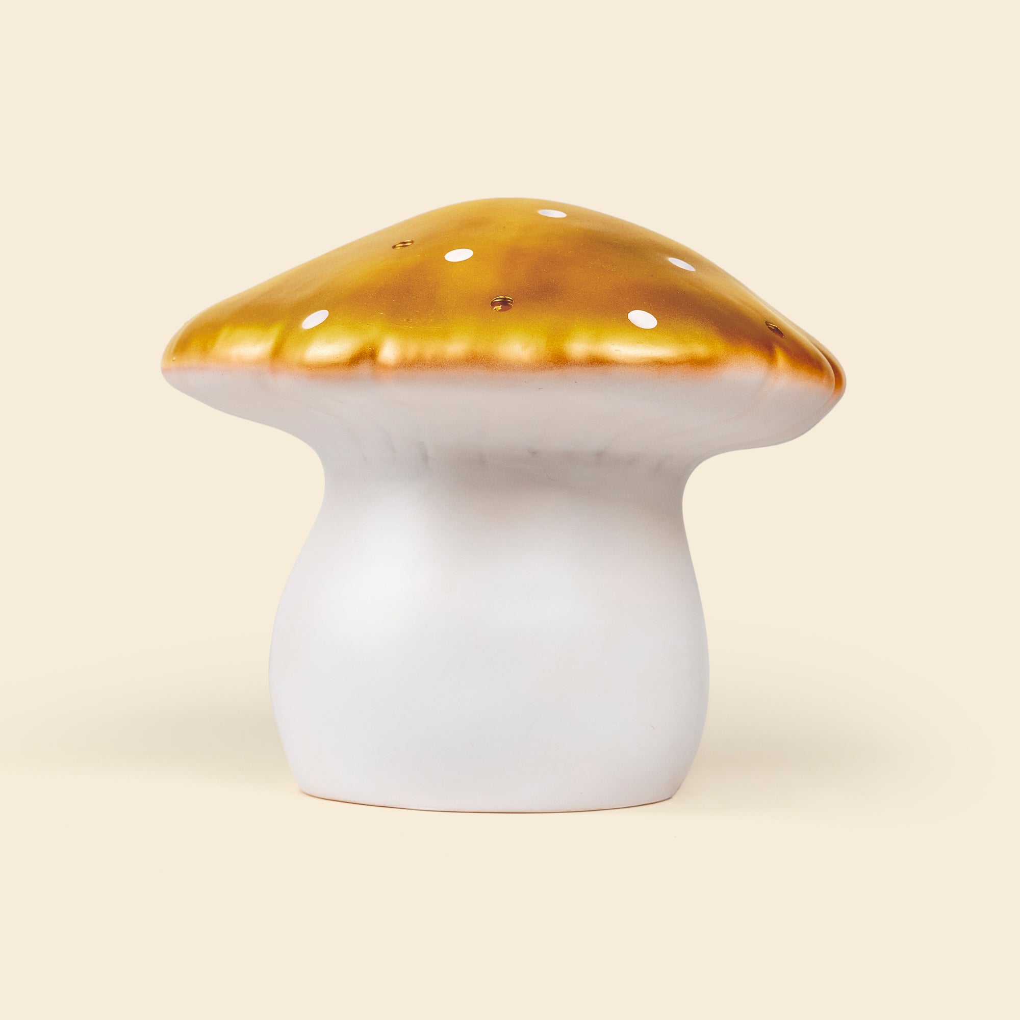 Large Mushroom Night Lamp, Gold | Egmont Toys