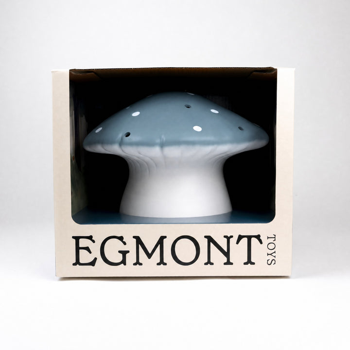 Mushroom lamp in its gift box