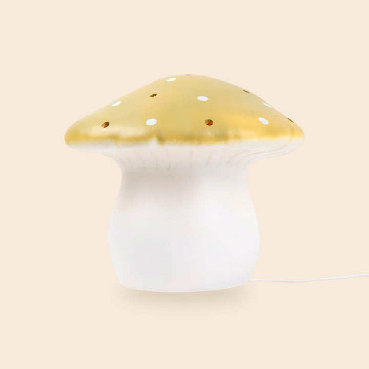 Large Mushroom Night Lamp, Lemongrass