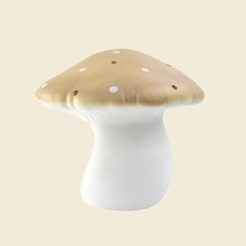 LAMP LARGE MUSHROOM MOKKA