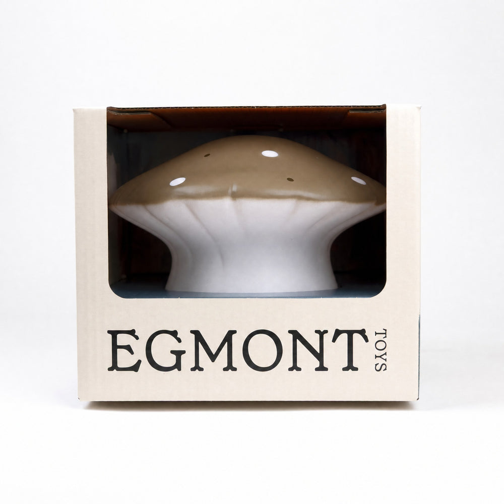 Mushroom lamp in its gift box