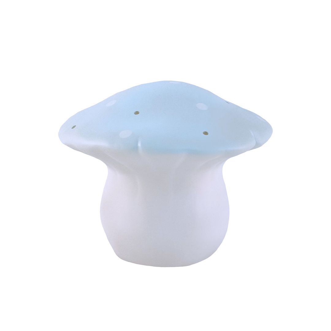 LAMP MUSHROOM MEDIUM BLUE