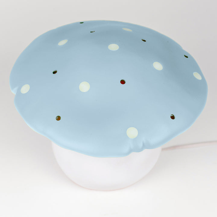 Medium Mushroom Night Lamp, Blue