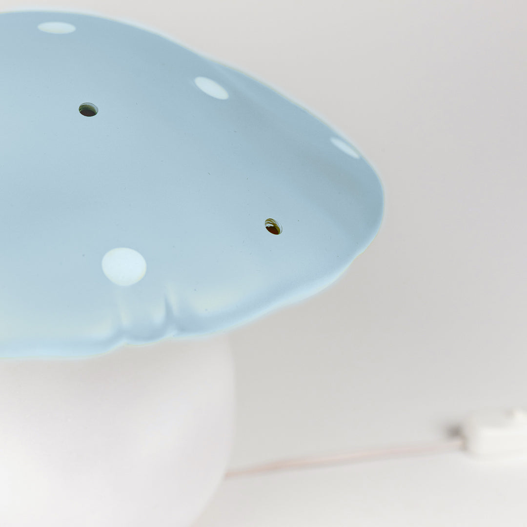 Medium Mushroom Night Lamp, Blue