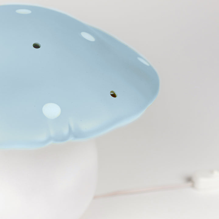 Medium Mushroom Night Lamp, Blue