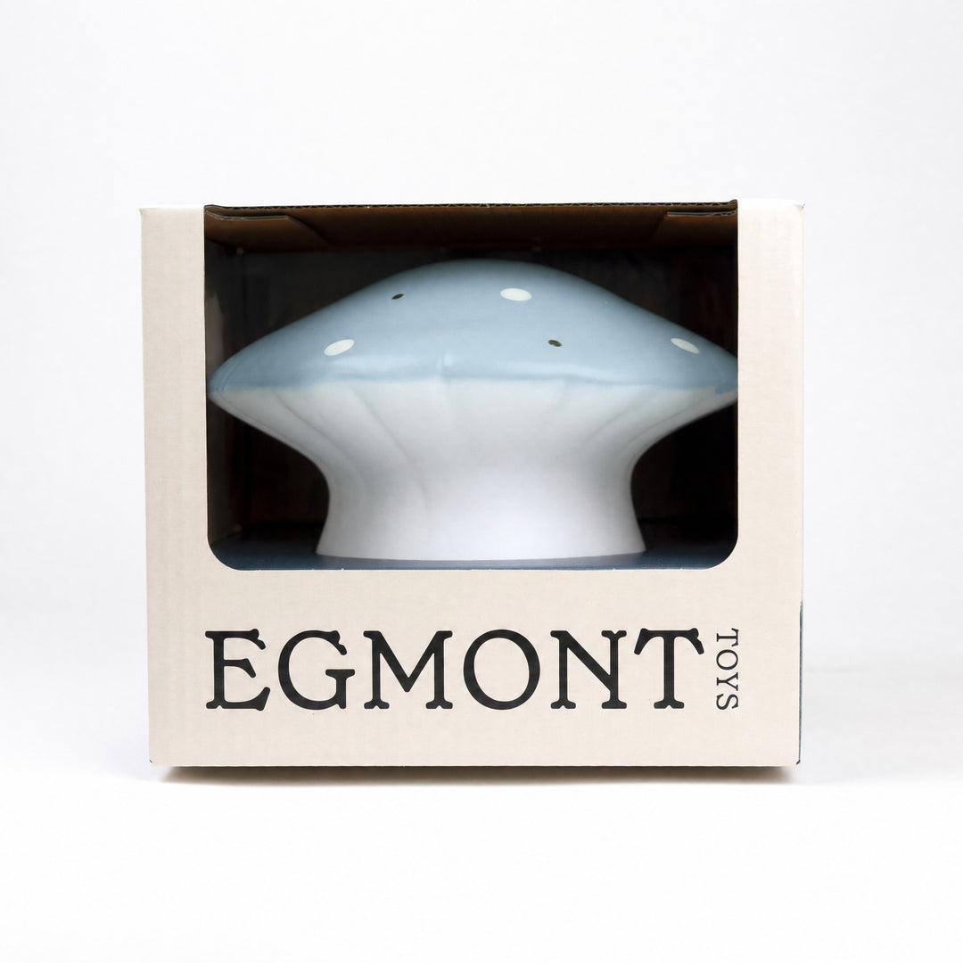 Mushroom lamp in its gift box