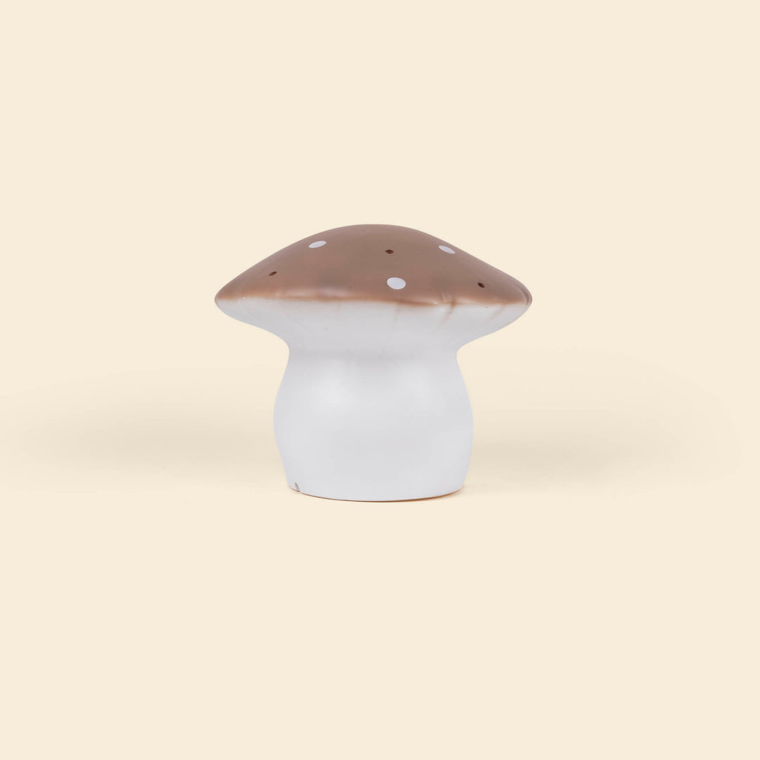 Medium Mushroom Night Lamp, Chocolate