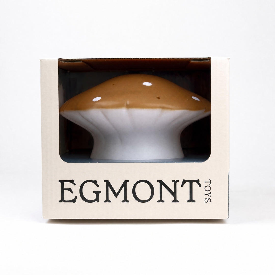 Mushroom lamp in its gift box