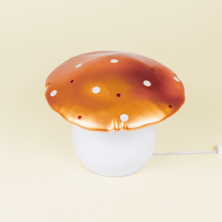 LAMP MUSHROOM MEDIUM COPPER