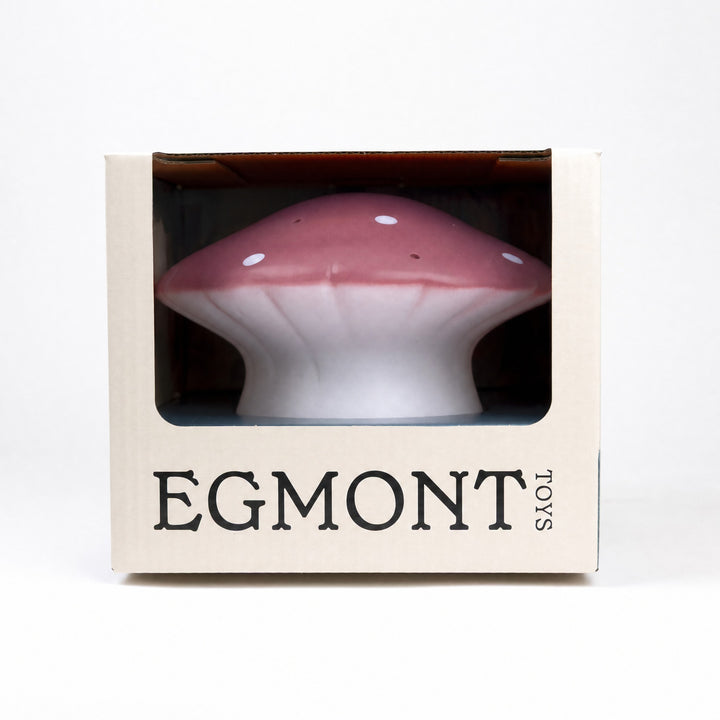 Mushroom lamp in its gift box