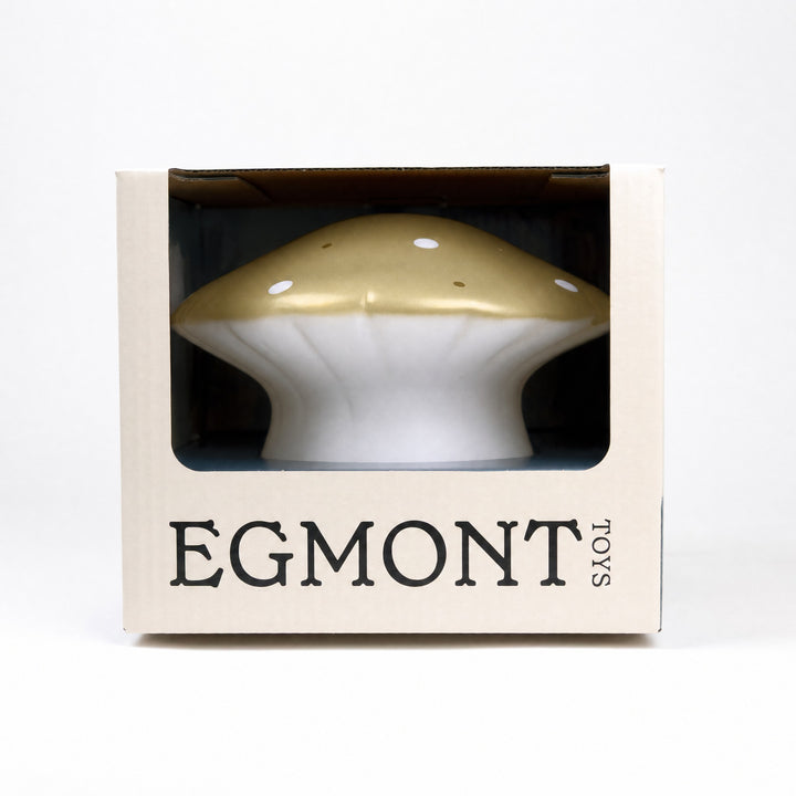 Mushroom lamp in its gift box