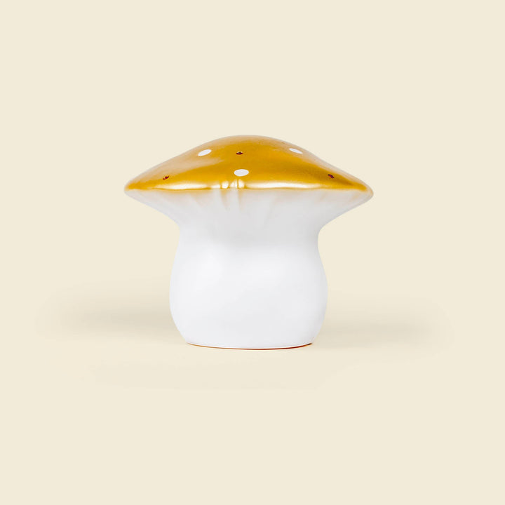 Paddenstoellamp middel, goud