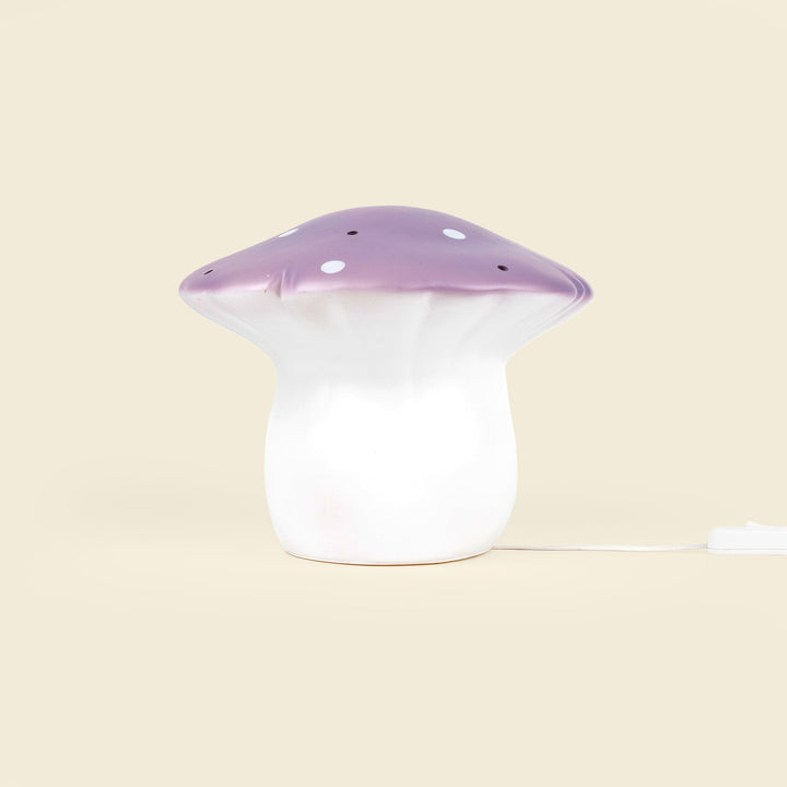 Paddenstoellamp middel, lavendel