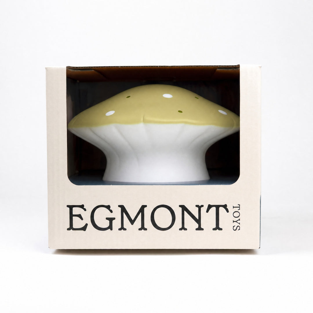 Mushroom lamp in its gift box