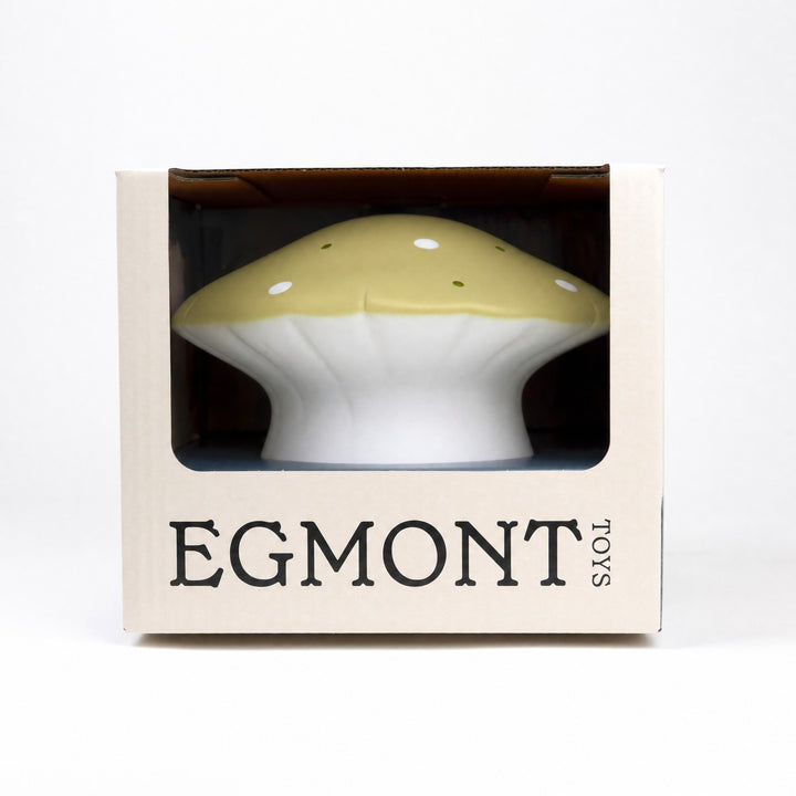 Mushroom lamp in its gift box