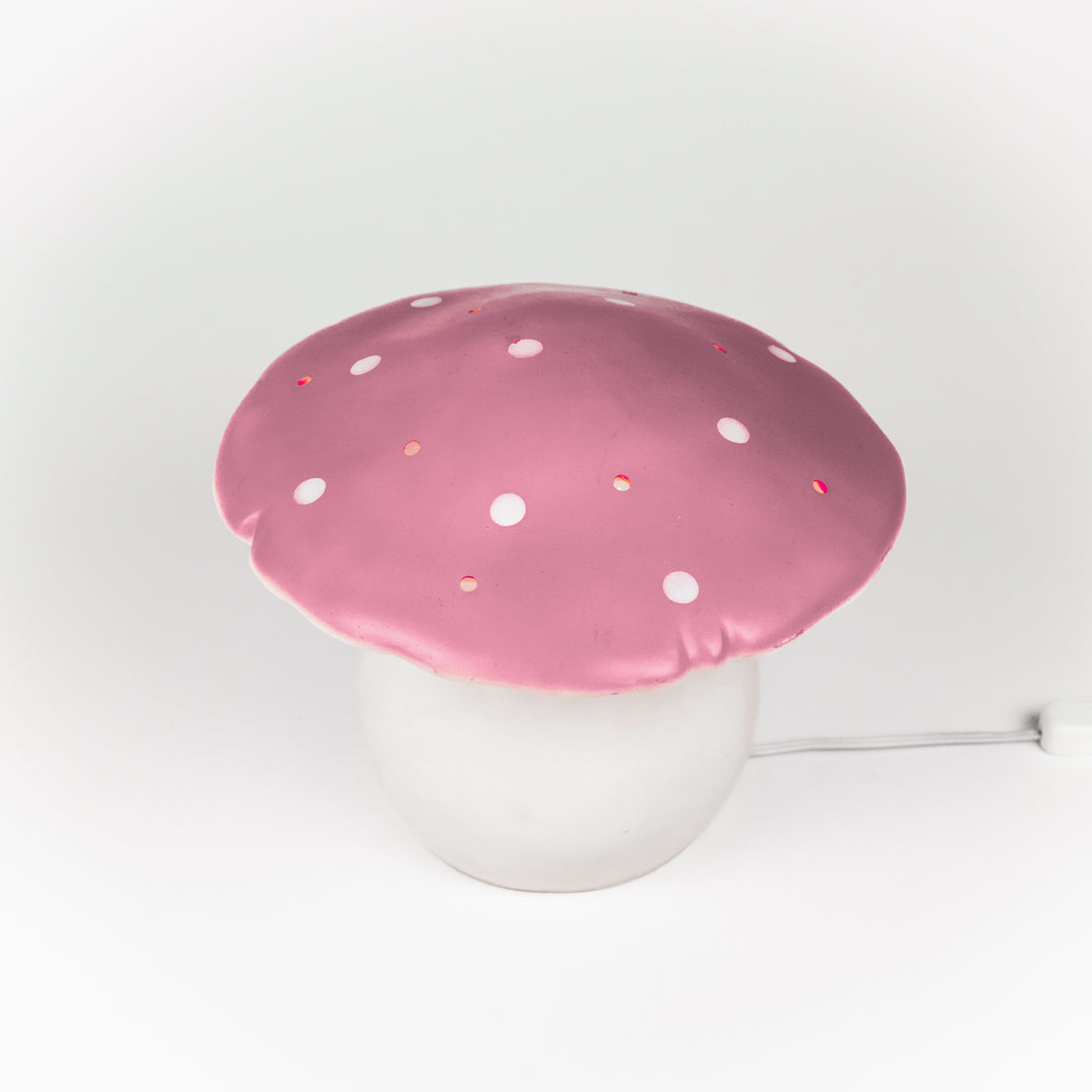Medium Mushroom Night Lamp, Lila