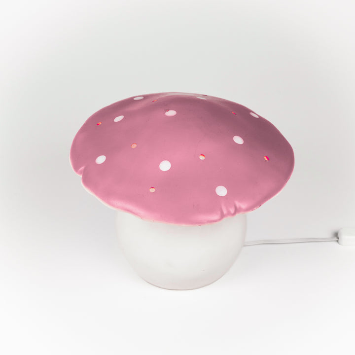 Medium Mushroom Night Lamp, Lila