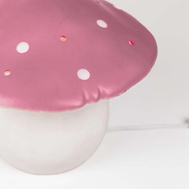 Medium Mushroom Night Lamp, Lila