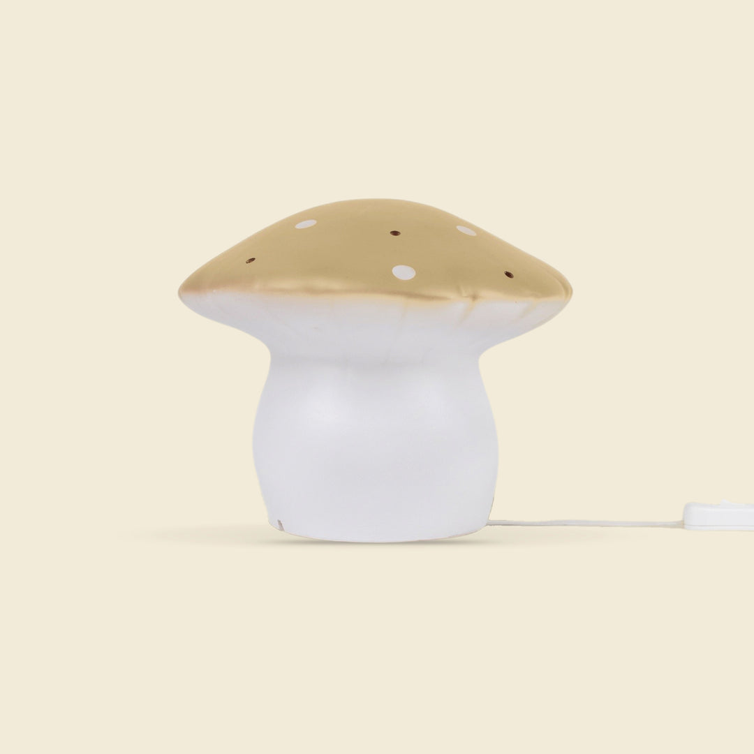 Medium Mushroom Night Lamp, Mokka