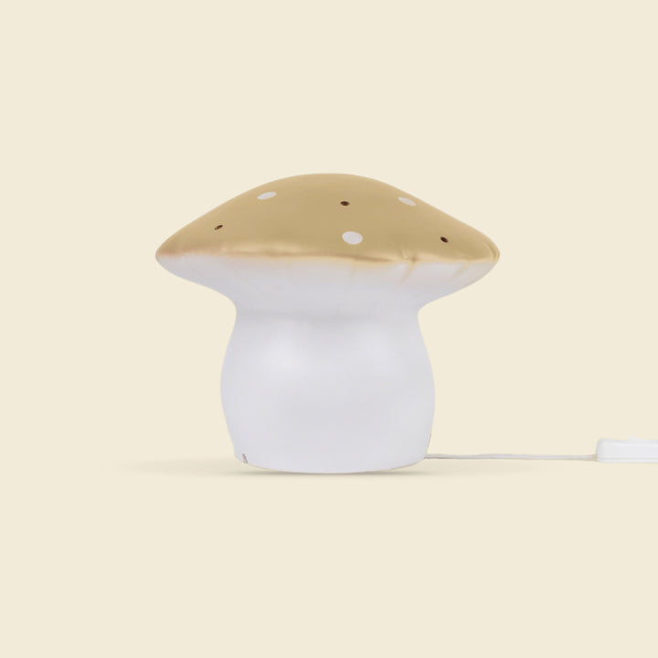 Medium Mushroom Night Lamp, Mokka