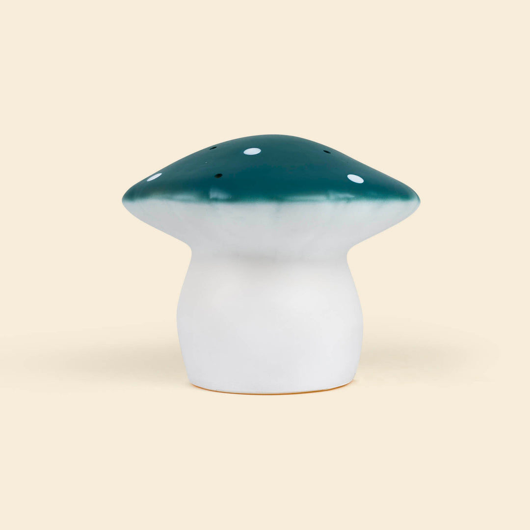 Lampe champignon moyenne, sarcelle naturel