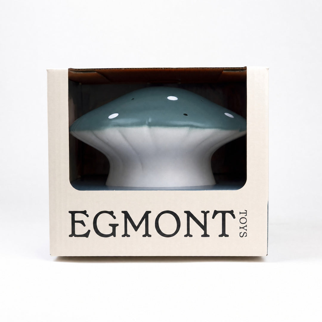 Mushroom lamp in its gift box