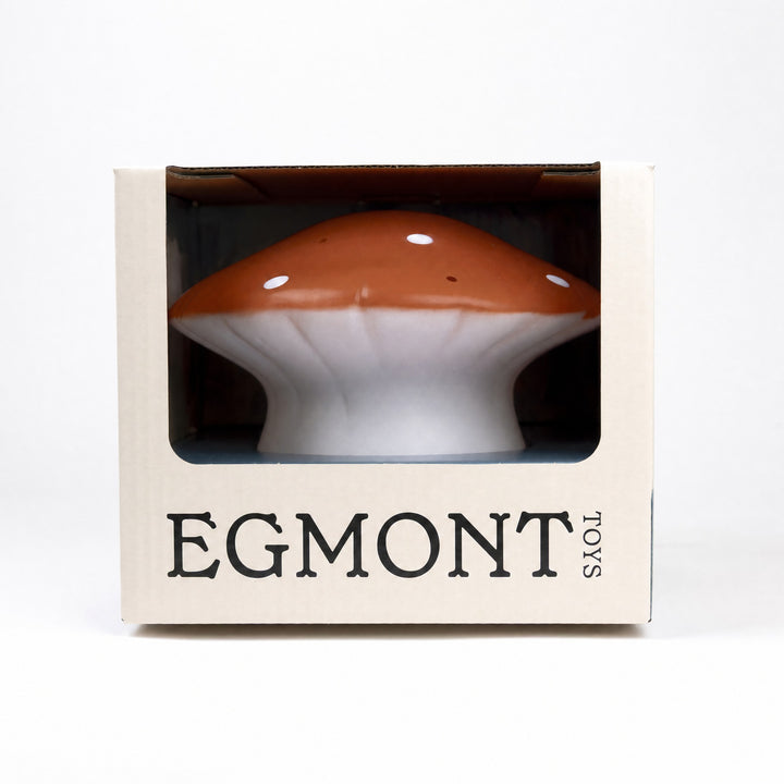 Mushroom lamp in its gift box