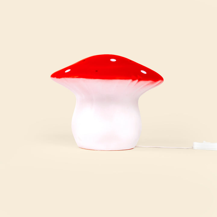 Medium Mushroom Night Lamp, Red