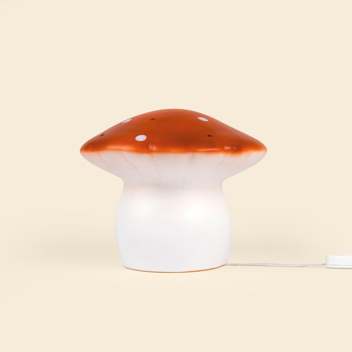 Medium Mushroom Night Lamp, Terra
