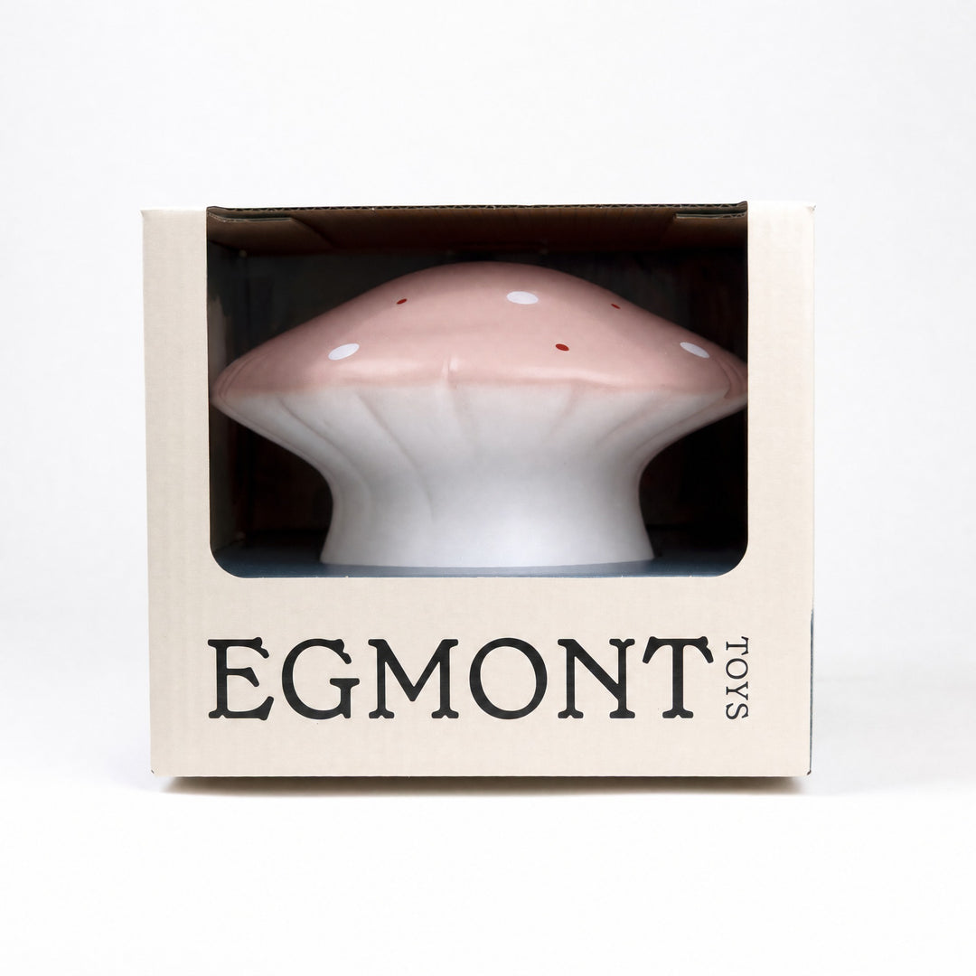 Mushroom lamp in its gift box