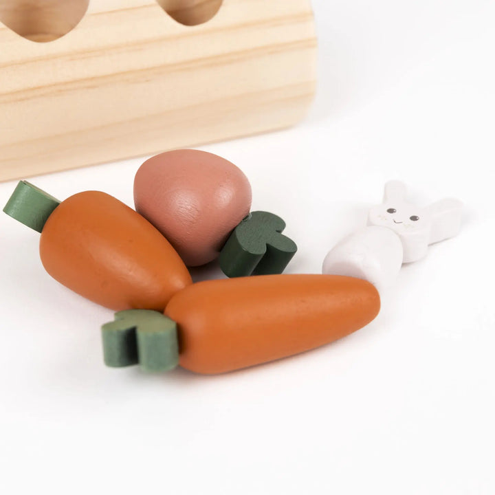 RABBIT AND VEGETABLES LOG