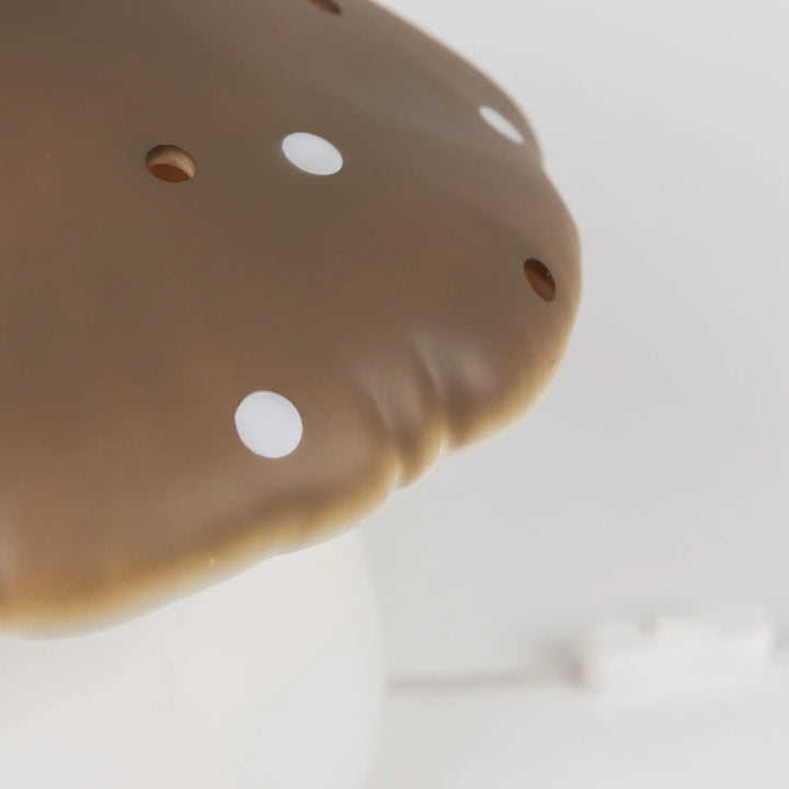 LAMP LARGE MUSHROOM CHOCO