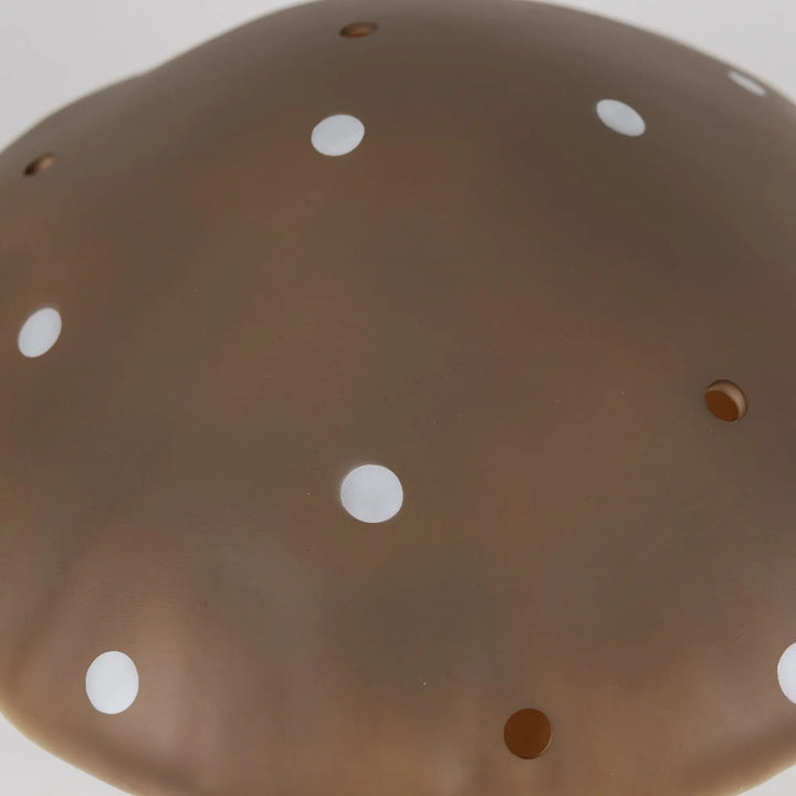 LAMP LARGE MUSHROOM CHOCO
