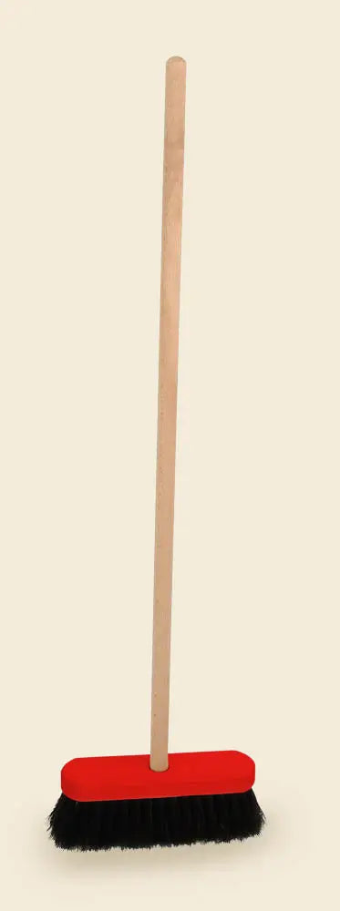 BROOM RED AND BLACK 80 CM