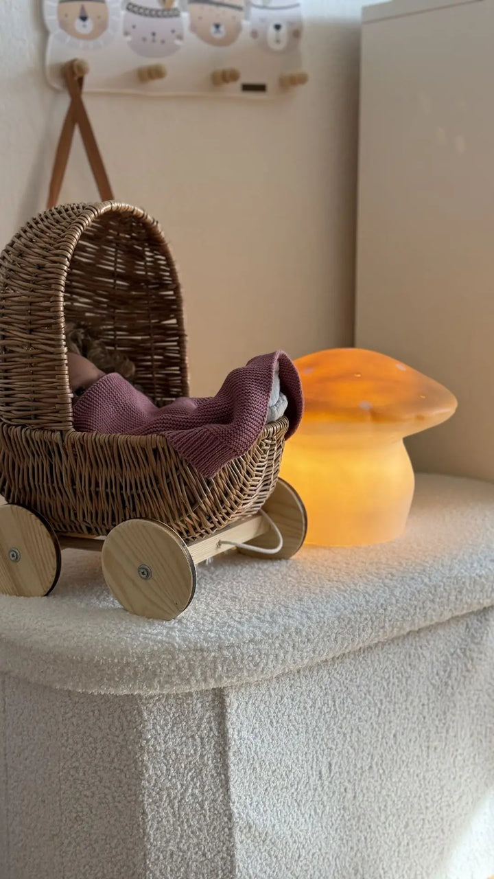 LAMP LARGE MUSHROOM GOLD