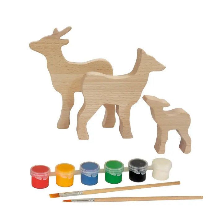 WOODEN DEER TO PAINT