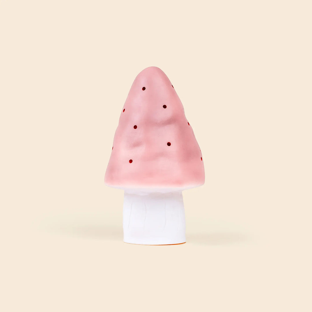 LAMP SMALL MUSHROOM  VINTAGE PINK