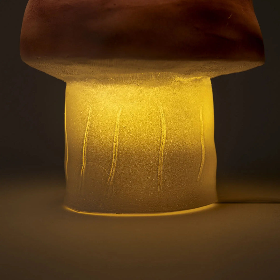 LAMP SMALL MUSHROOM LAVENDER