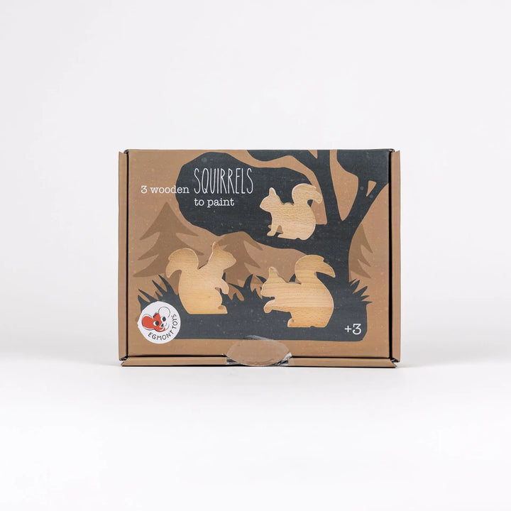 WOODEN SQUIRRELS TO PAINT