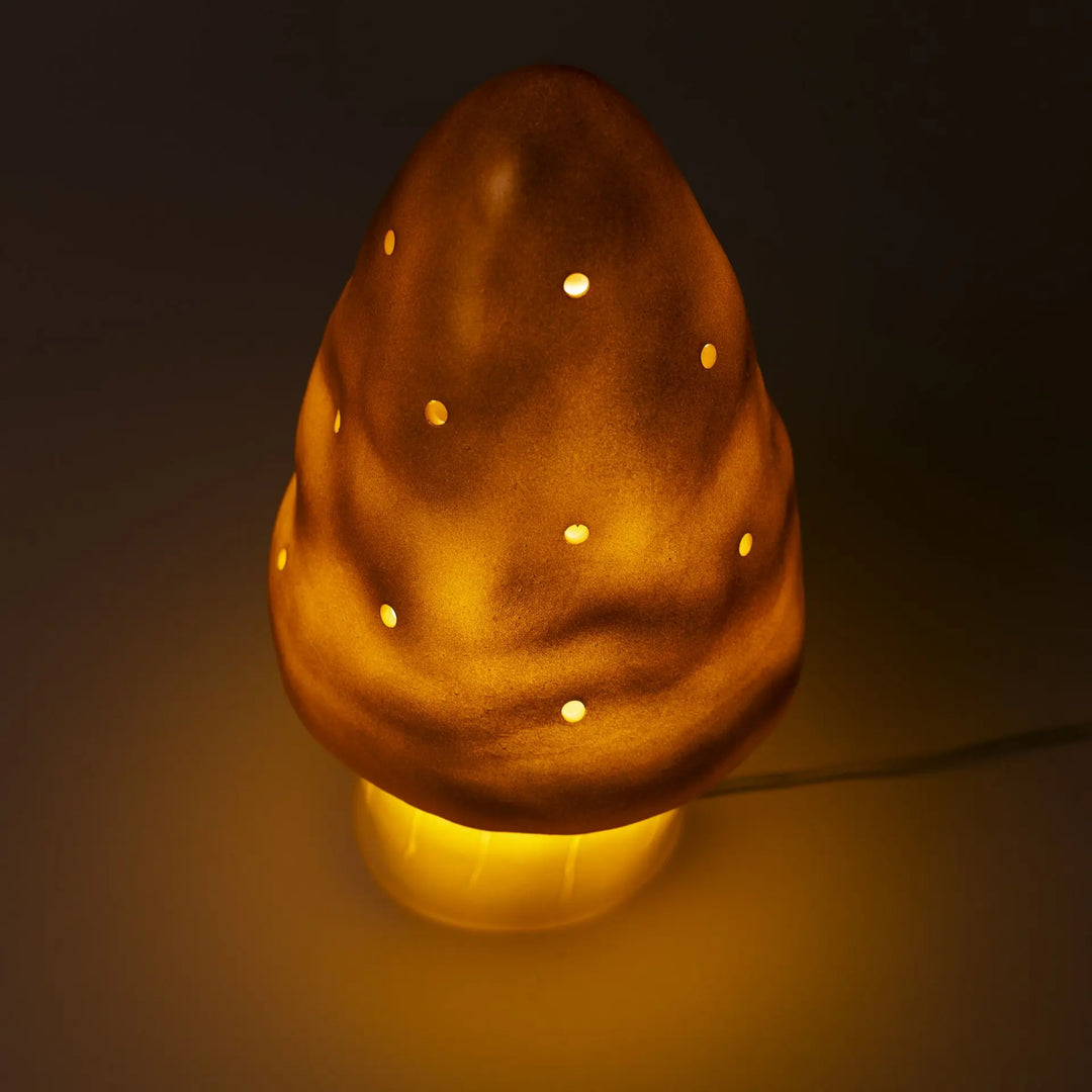 LAMP SMALL MUSHROOM COPPER
