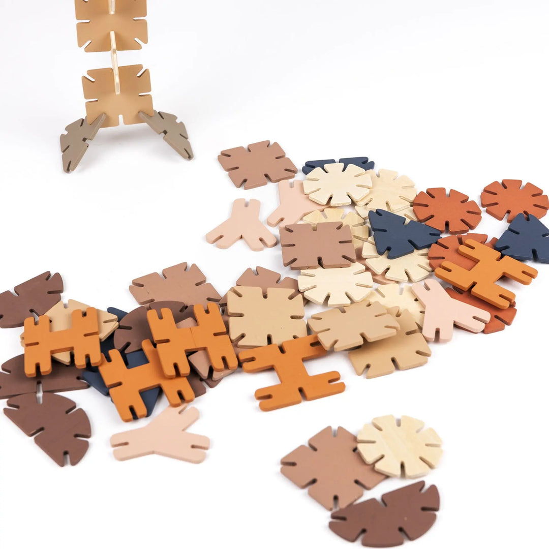 WOODEN CONNECTING SHAPES