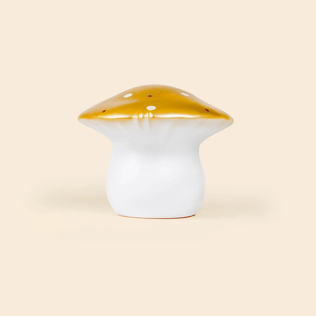 LAMP MUSHROOM MEDIUM GOLD
