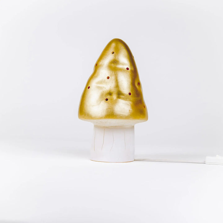 LAMP SMALL MUSHROOM GOLD