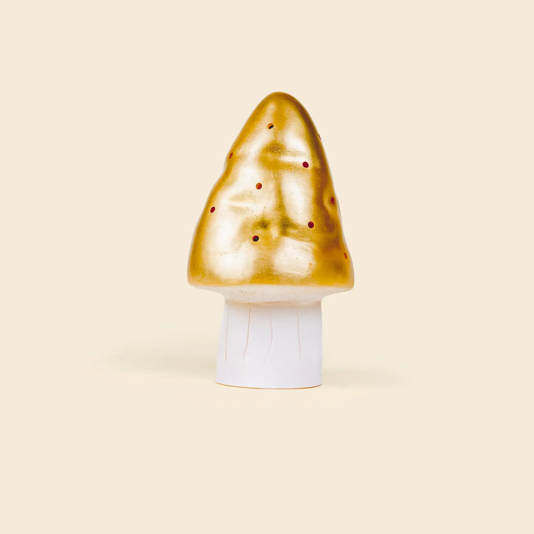LAMP SMALL MUSHROOM GOLD