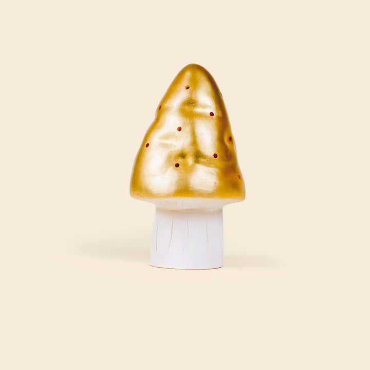 LAMP SMALL MUSHROOM GOLD